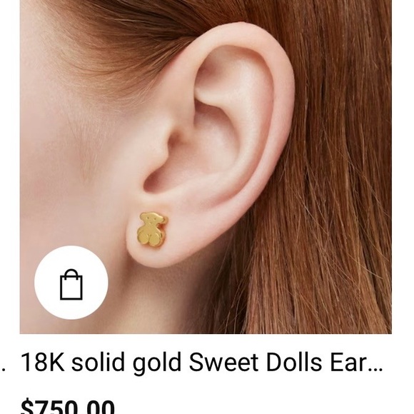 18K Gold Sweet Dolls Earrings - Picture 5 of 13